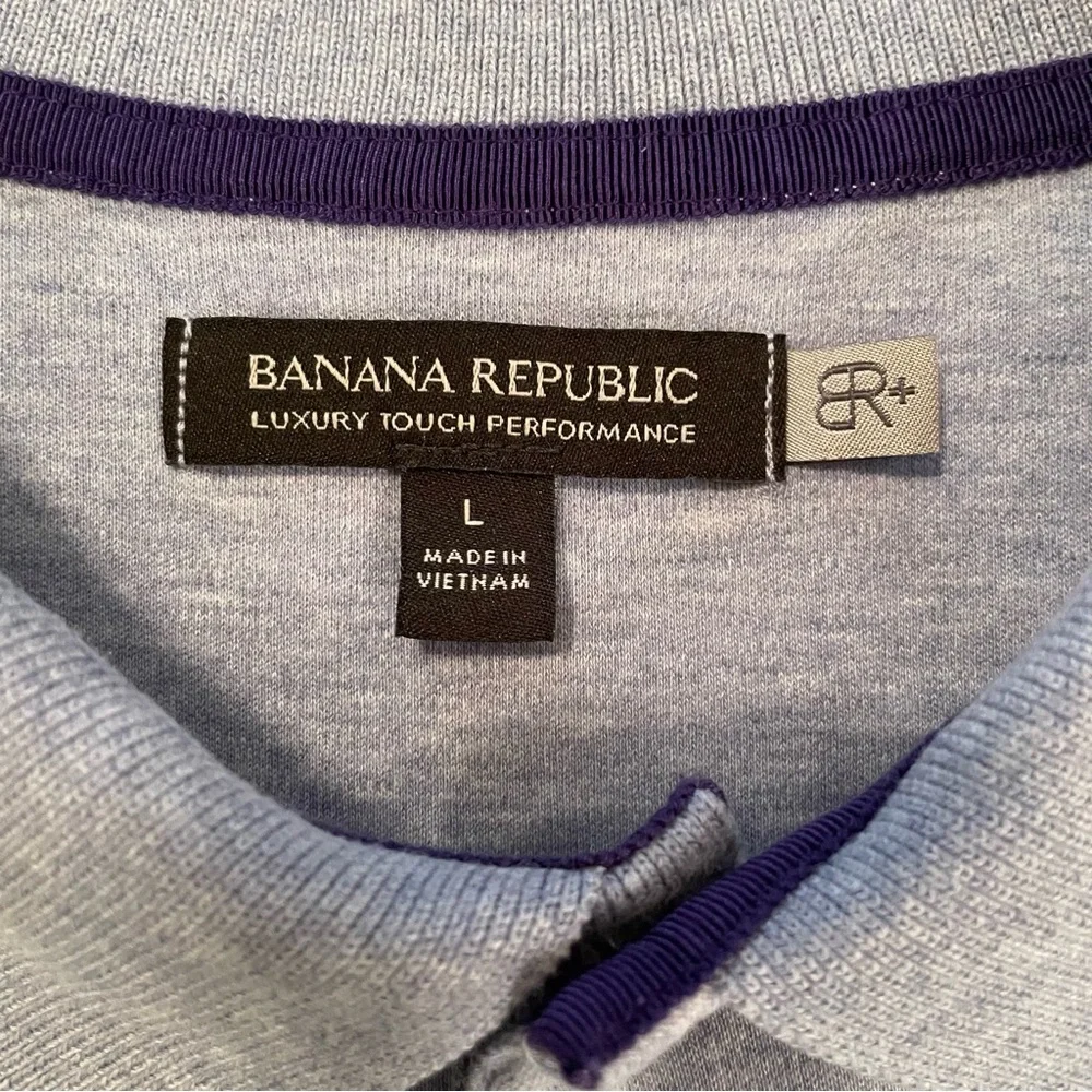 Banana Republic luxury touch performance golf polo